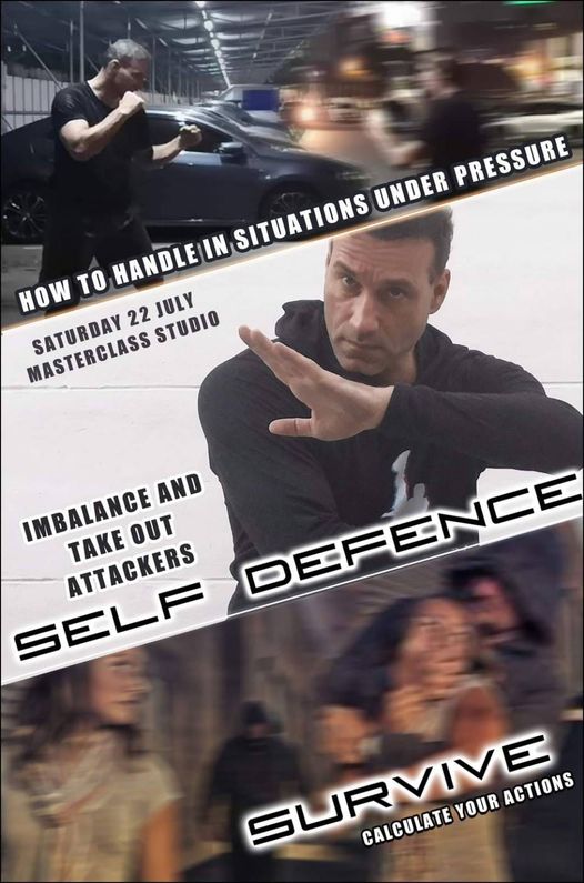 Ron Smoorenburg’s – Self Defense Workshop

You will learn: 
– how to make attackers loose their balance
– how to protect…