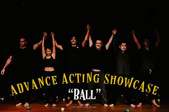 Balls – A Play Devised by our Advanced Class students.
 This is theatre as I like it. Powerful, energetic, fast moving, …