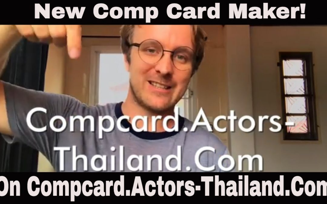 Best New Free Online Comp Card Maker on Compcard.Actors-Thailand.Com