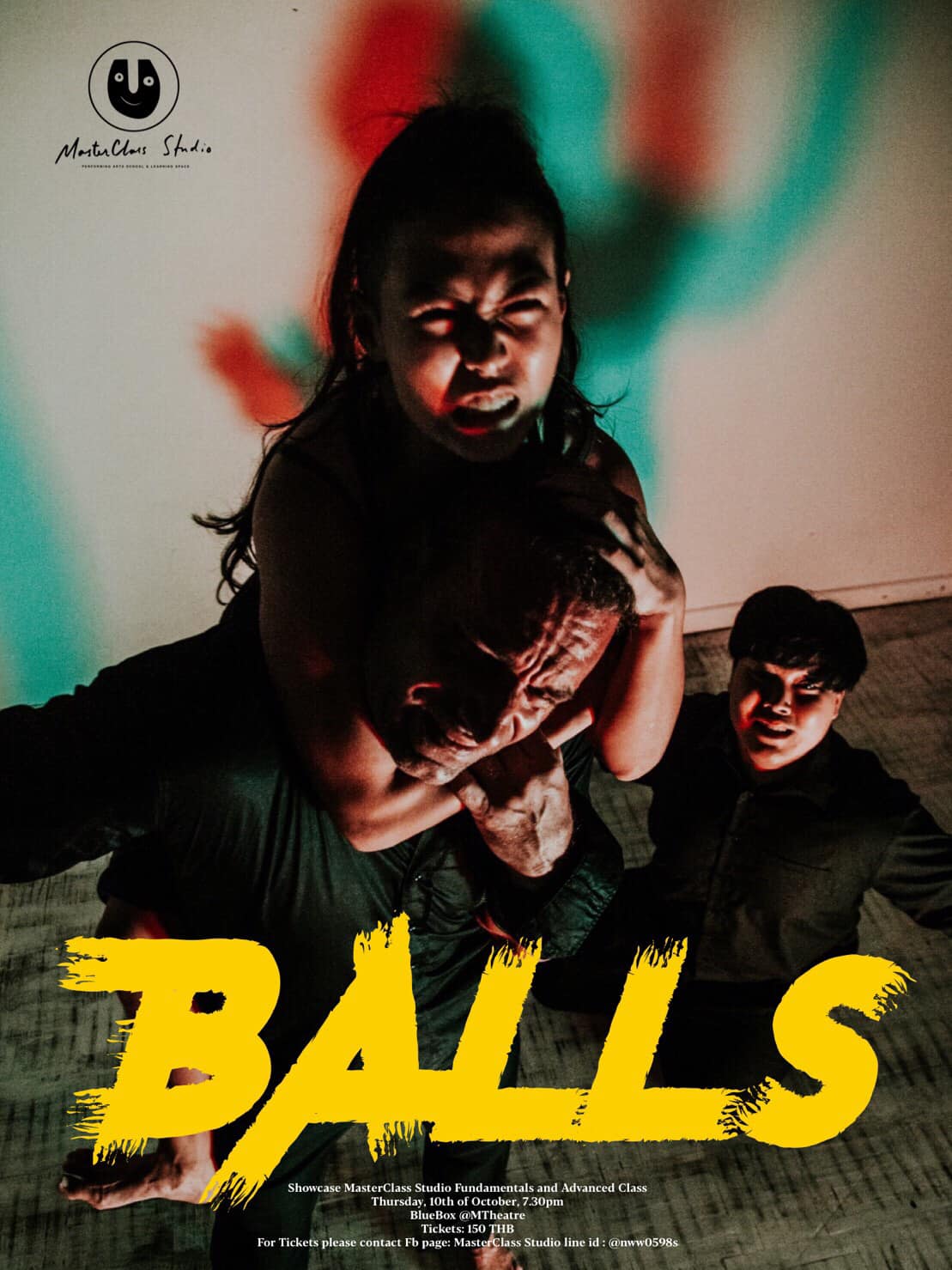 Coming Soon.
#MasterClassShowcase03

“Balls”

Balls is a play devised by the Advanced Class students about the consequen…